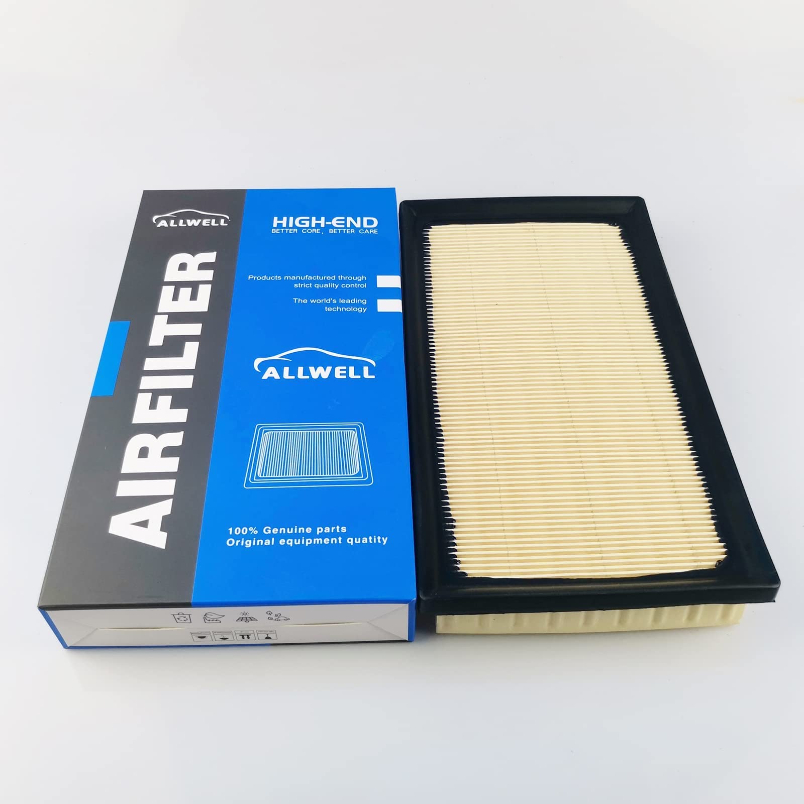 Allwell Engine Air Filter Fits Toyota Rav4 Hybrid(2019-23),Camry Hybrid(2018-22),Corolla(2020-22),Avalonhybrid(19-22),Rav4 Prime,Highlanderhybrid(2020-23),21-23Sienna,21-23Venza,Lexus Es300H(19-22)